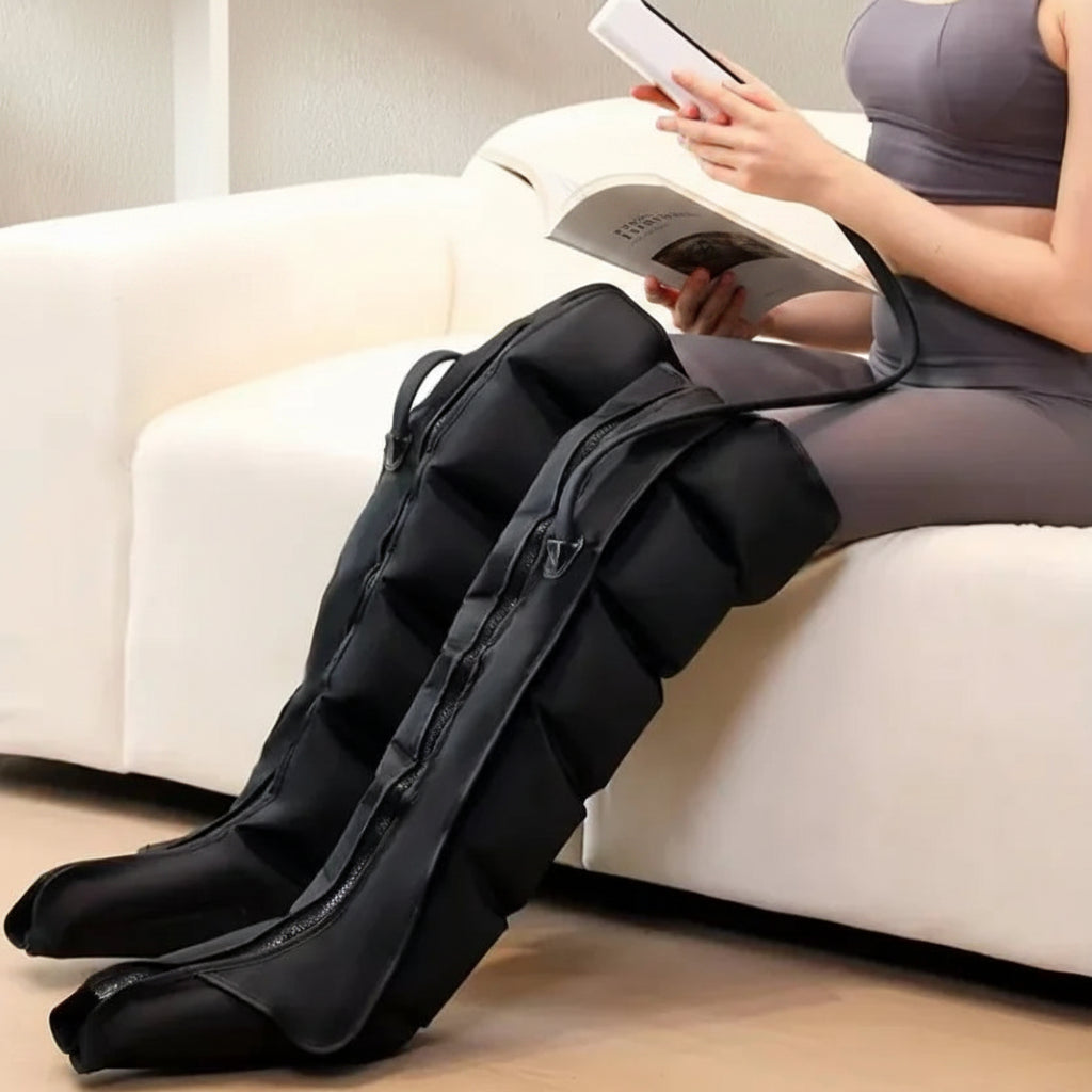 Electric Pneumatic Leg Massager – Air Compression for Thighs, Calves & Feet Relief