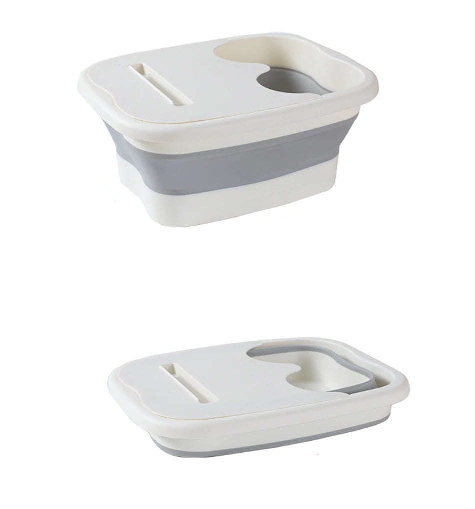 Foldable Foot Bath Tub – Portable Collapsible Foot Soak Basin with Ergonomic Design for Home & Travel