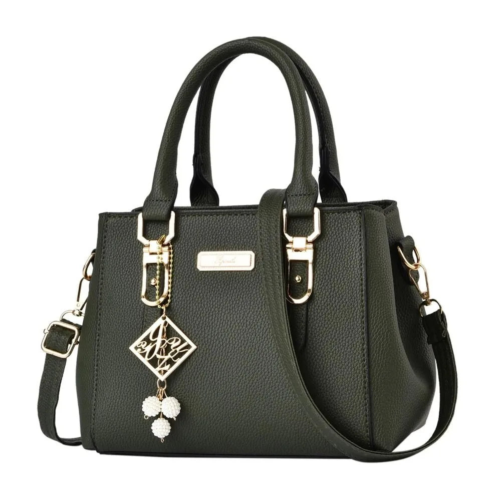Women's PU Leather Casual Tote Shoulder Bag – Adjustable Crossbody Messenger Bag in 7 Colours
