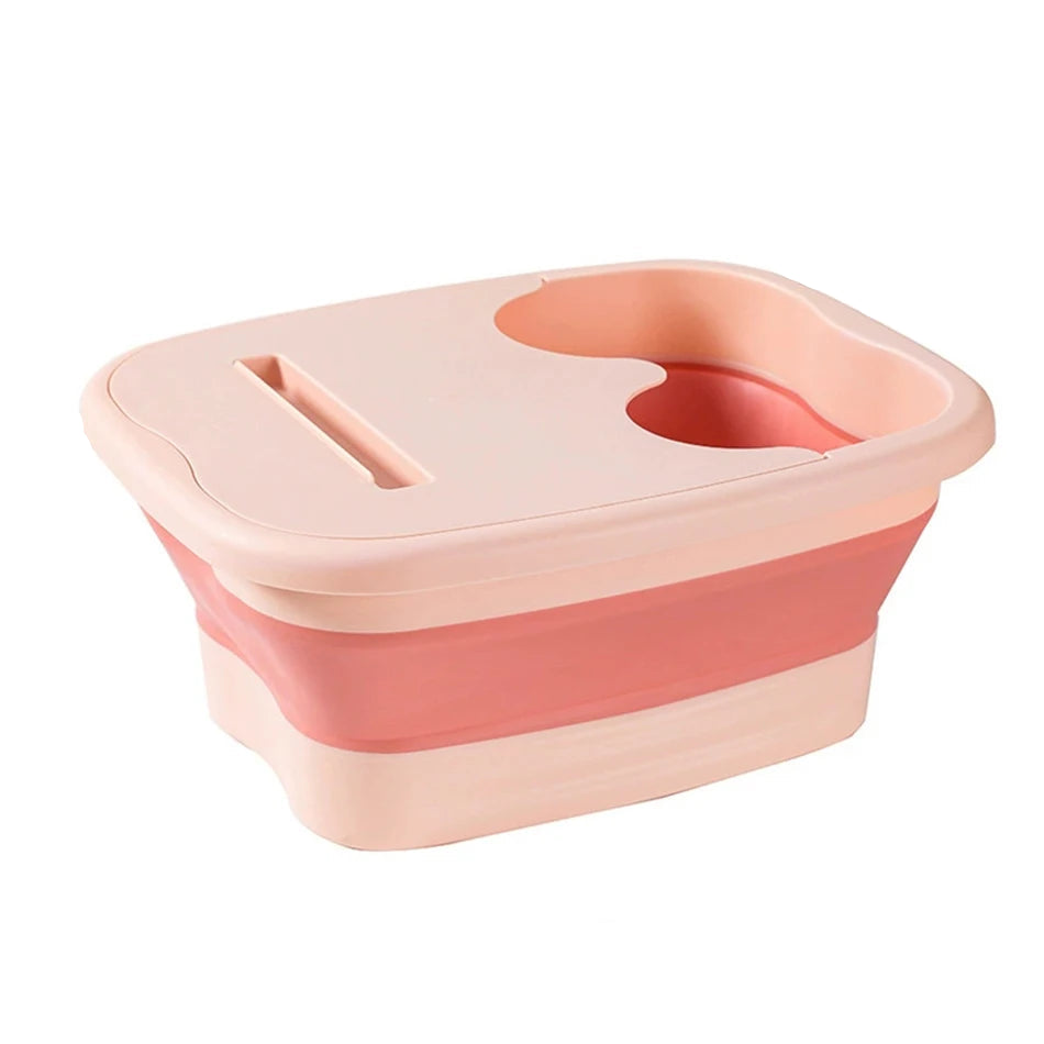 Foldable Foot Bath Tub – Portable Collapsible Foot Soak Basin with Ergonomic Design for Home & Travel