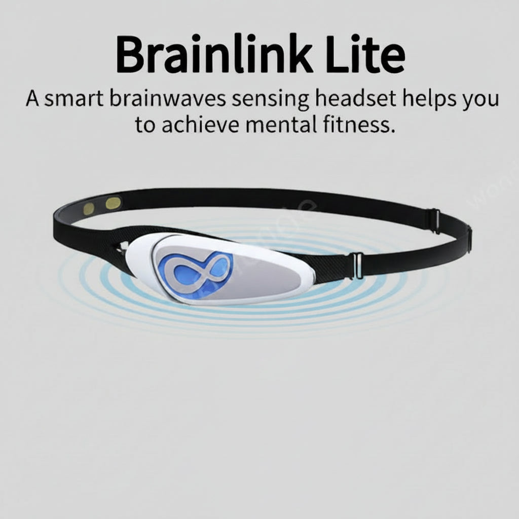 BrainLink Lite EEG Brainwave Headset – Wireless Mind Tracker for Focus, Meditation & Stress Relief