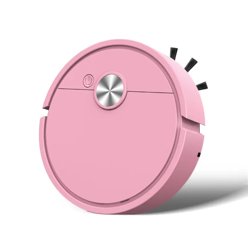 3-in-1 Robot Vacuum Cleaner & Mop – Compact Rechargeable Sweeping Machine for Pet Hair & Stubborn Dirt