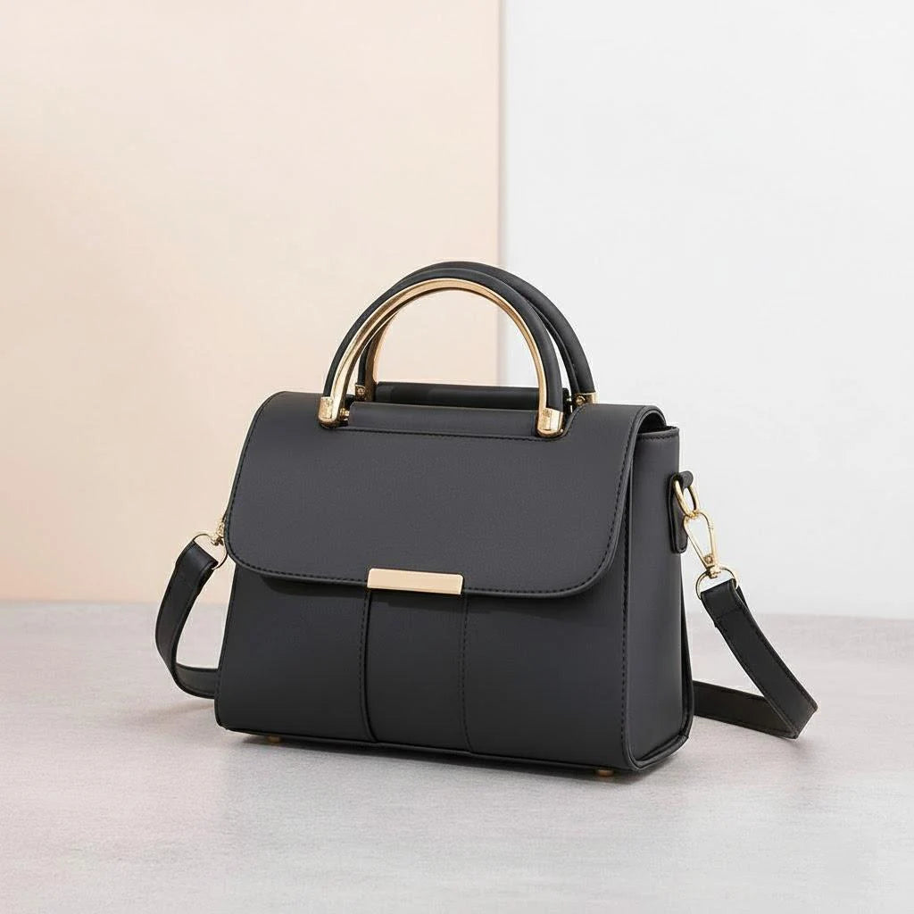 Women's Shell-Shape PU Leather Crossbody Bag – Waterproof Magnetic Closure Shoulder Handbag in 4 Colours