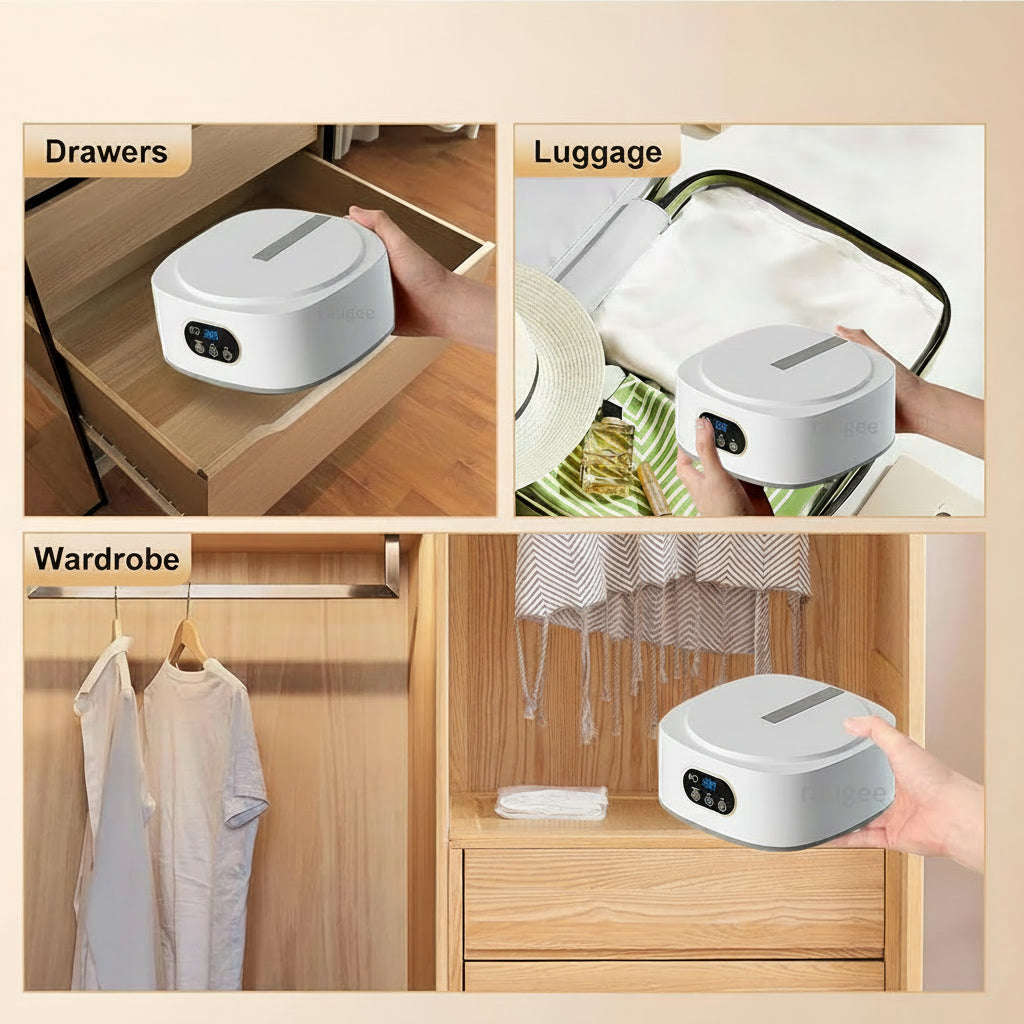 X-Portable Foldable Electric Clothes Dryer (600W) for Home & Travel