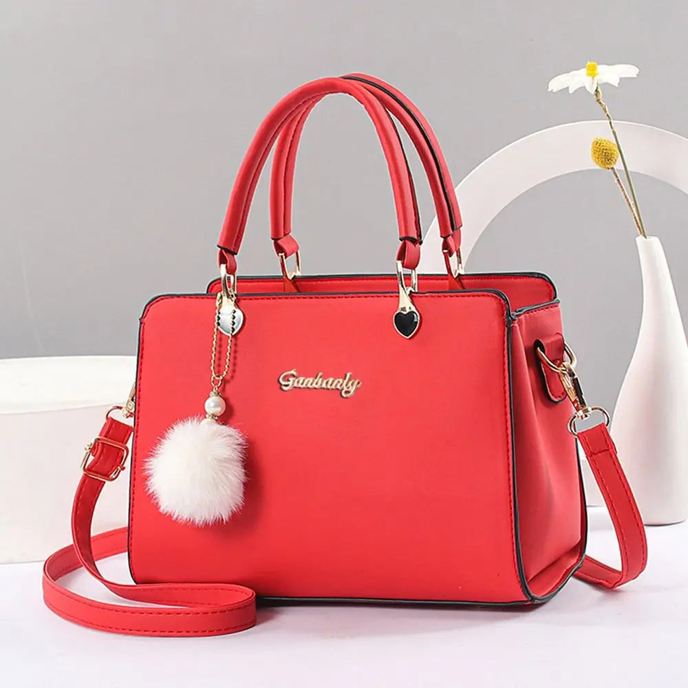 Women's PU Leather Baguette Shoulder Bag – Large Capacity Crossbody Handbag in 7 Colours