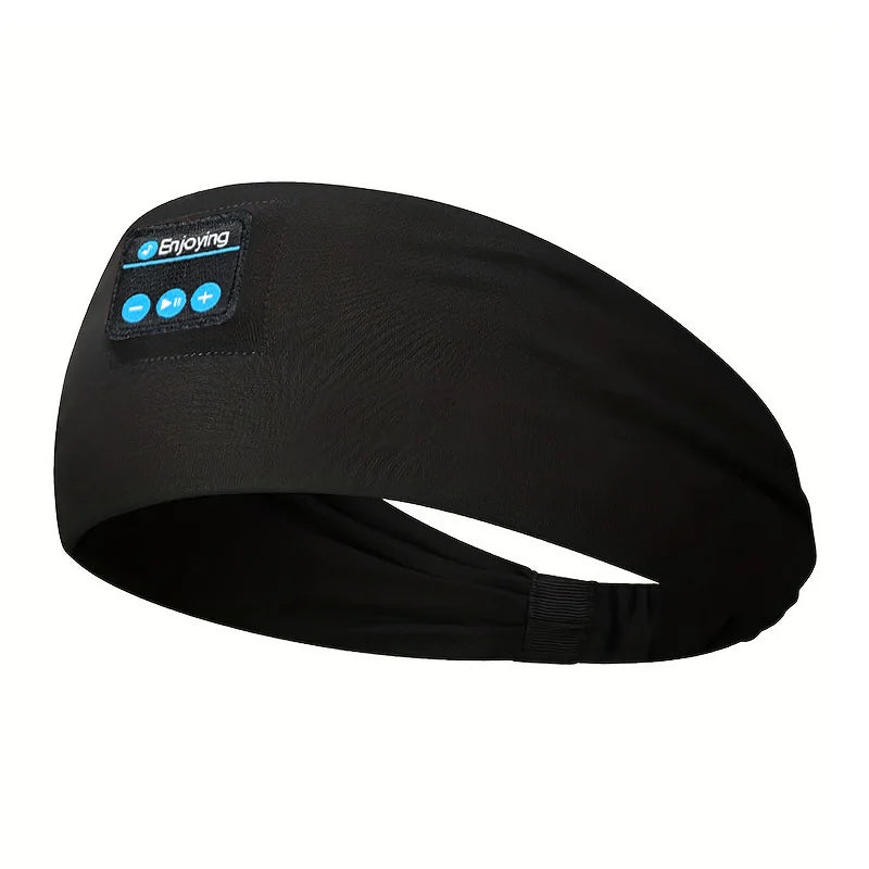 Wireless Bluetooth Sleep Headband – Soft Elastic Sports Headphones for Yoga, Running & Sleep