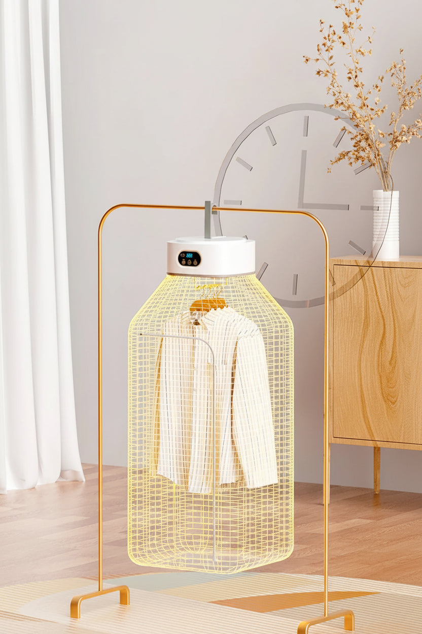 X-Portable Foldable Electric Clothes Dryer (600W) for Home & Travel