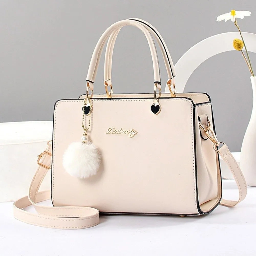 Women's PU Leather Baguette Shoulder Bag – Large Capacity Crossbody Handbag in 7 Colours