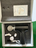 FlexPulse Portable Massage Gun – 4 Heads, LED Display & Full Body Percussion Relief