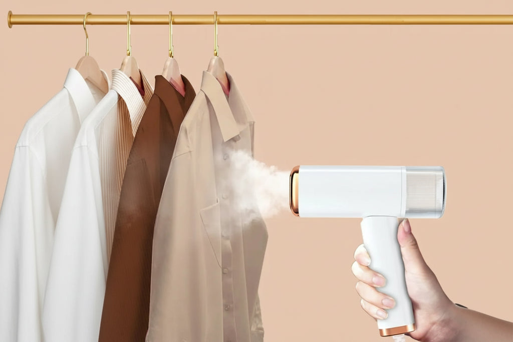 Handheld Garment Steamer 120ml – Portable Foldable Steam Iron 1000W for Travel