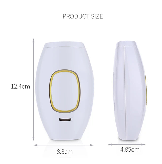 Permanent IPL Laser Hair Remover for Women & Men – Cordless Electric Epilator with Trimmer & Vibration