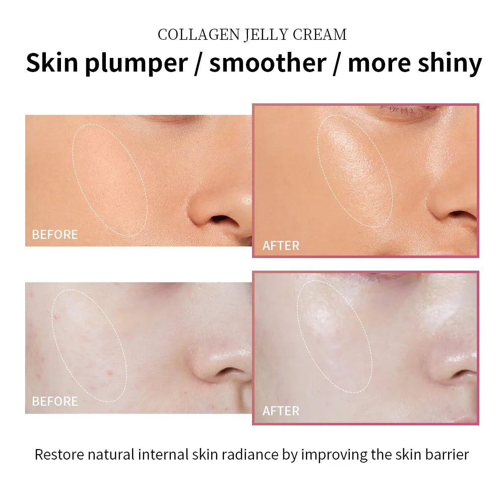 O-Collagen Jelly Cream with Niacinamide – Anti-Aging Moisturizer for Firm, Glowing Skin