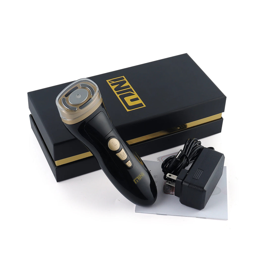 Mini HIFU Facial Lifting Device – Ultrasonic RF EMS Skin Tightening Massager for Face, Chin, Neck & Eyes (Home Use)