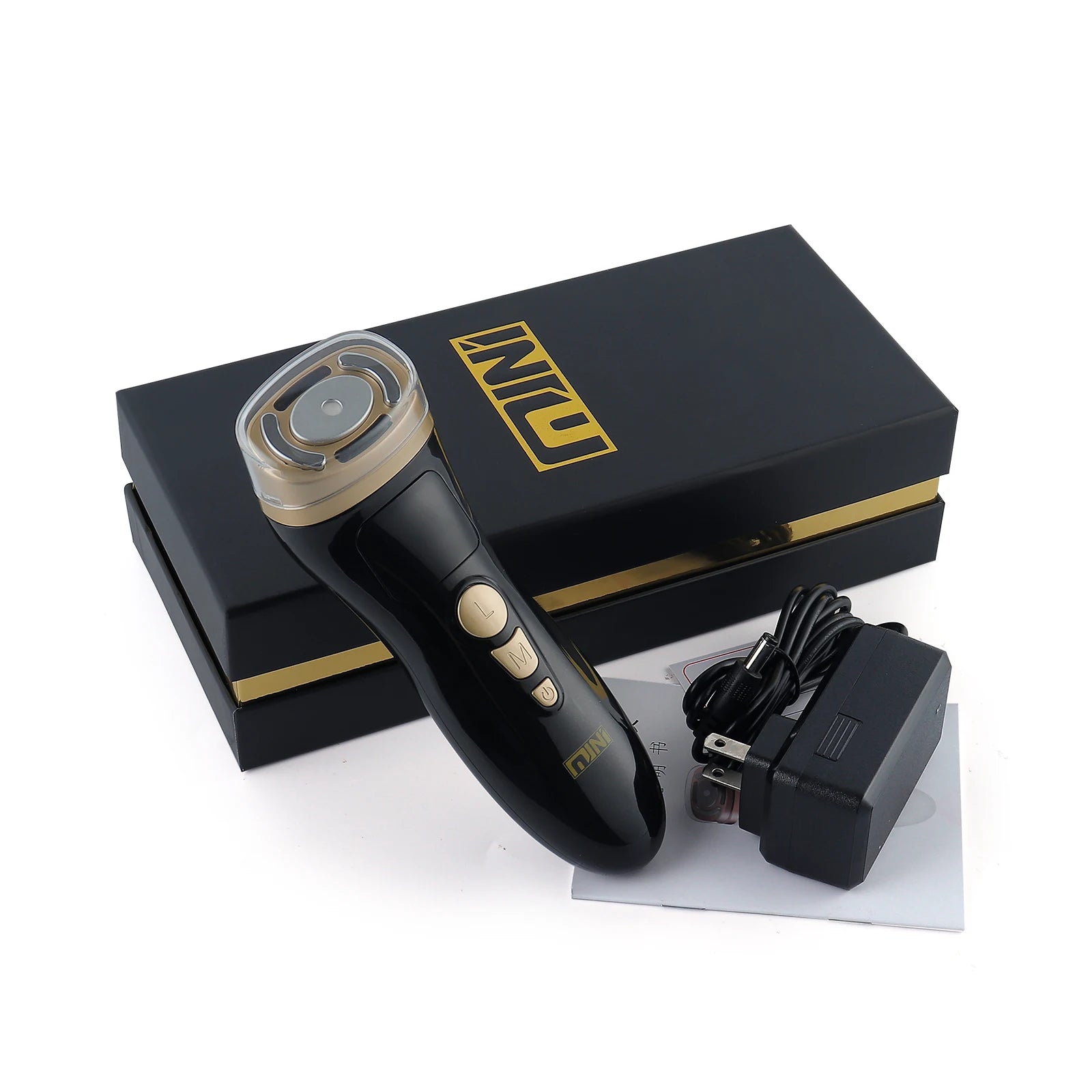 Mini HIFU Facial Lifting Device – Ultrasonic RF EMS Skin Tightening Massager for Face, Chin, Neck & Eyes (Home Use)