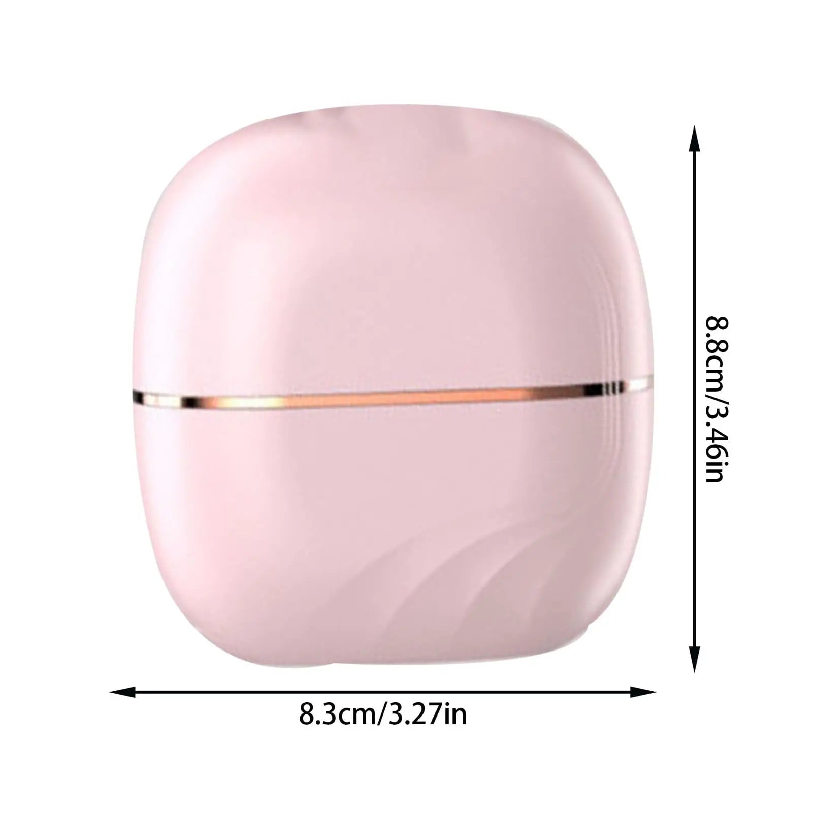 Rechargeable Mini Hair Straightener Brush – Cordless, USB Charging, Anti-Scald Design