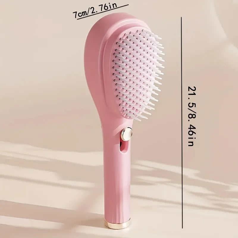 Magic Retractable Hair Comb – Anti-Static Detangling & Scalp Massage Brush for All Hair Types