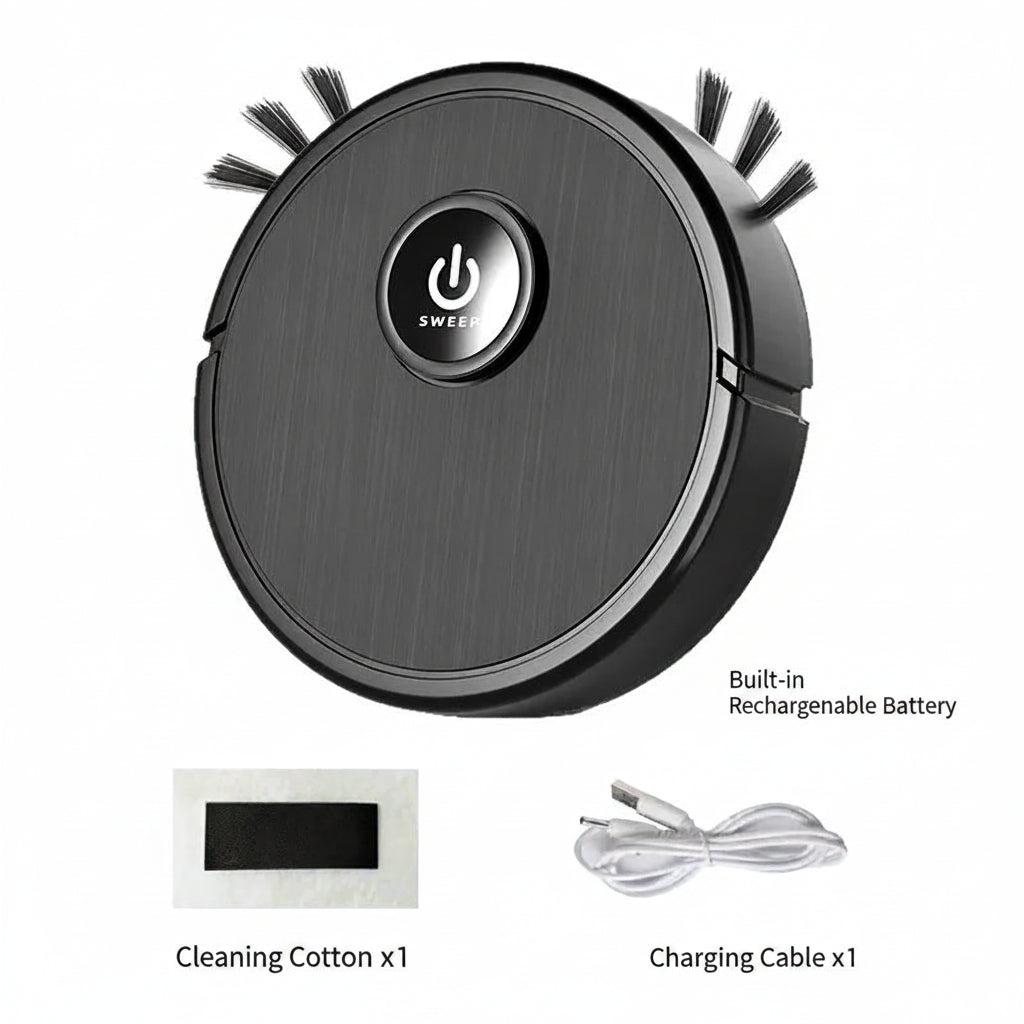 3-in-1 Smart Robot Vacuum Cleaner – 6000Pa Suction, Laser Navigation & Mop