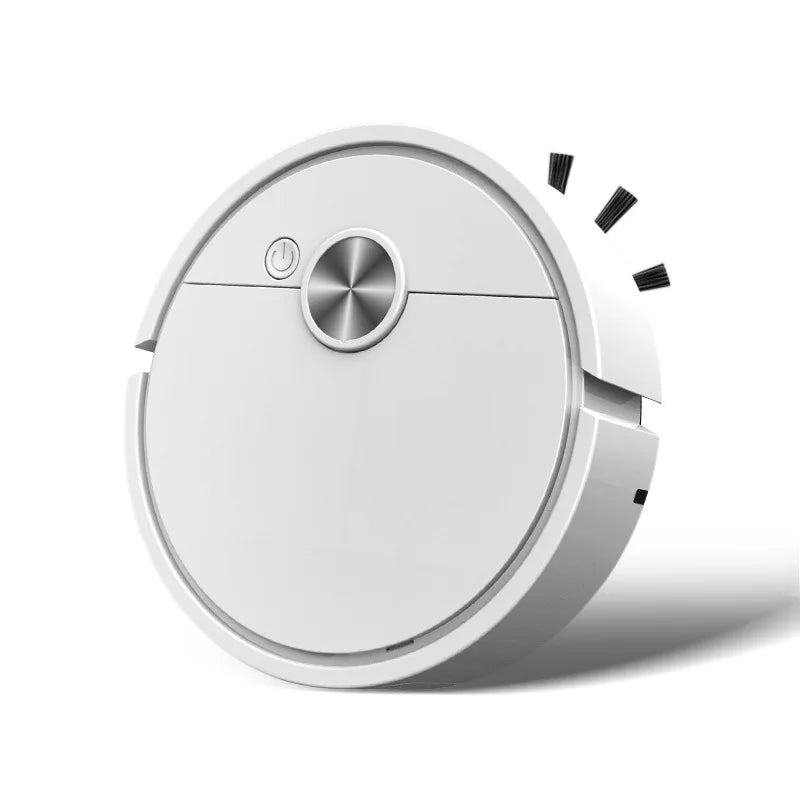 3-in-1 Robot Vacuum Cleaner & Mop – Compact Rechargeable Sweeping Machine for Pet Hair & Stubborn Dirt