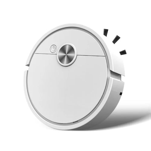 3-in-1 Robot Vacuum Cleaner & Mop – Compact Rechargeable Sweeping Machine for Pet Hair & Stubborn Dirt