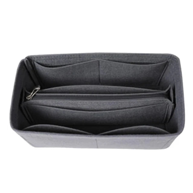 Women's Felt Purse Organizer Insert – Multipurpose Handbag Liner & Travel Cosmetic Bag for Birkin 30 & 35