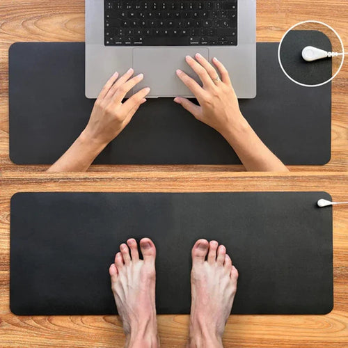 Earthing Grounding Mat – Desk, Yoga & Foot Pad for Sleep, Pain Relief & Stress Reduction