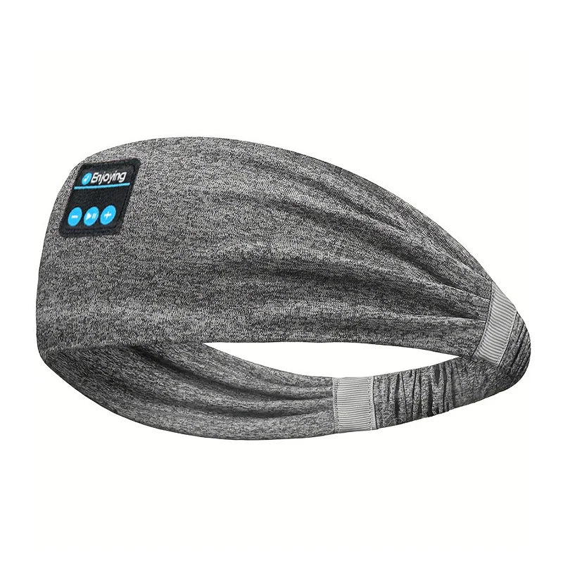Wireless Bluetooth Sleep Headband – Soft Elastic Sports Headphones for Yoga, Running & Sleep