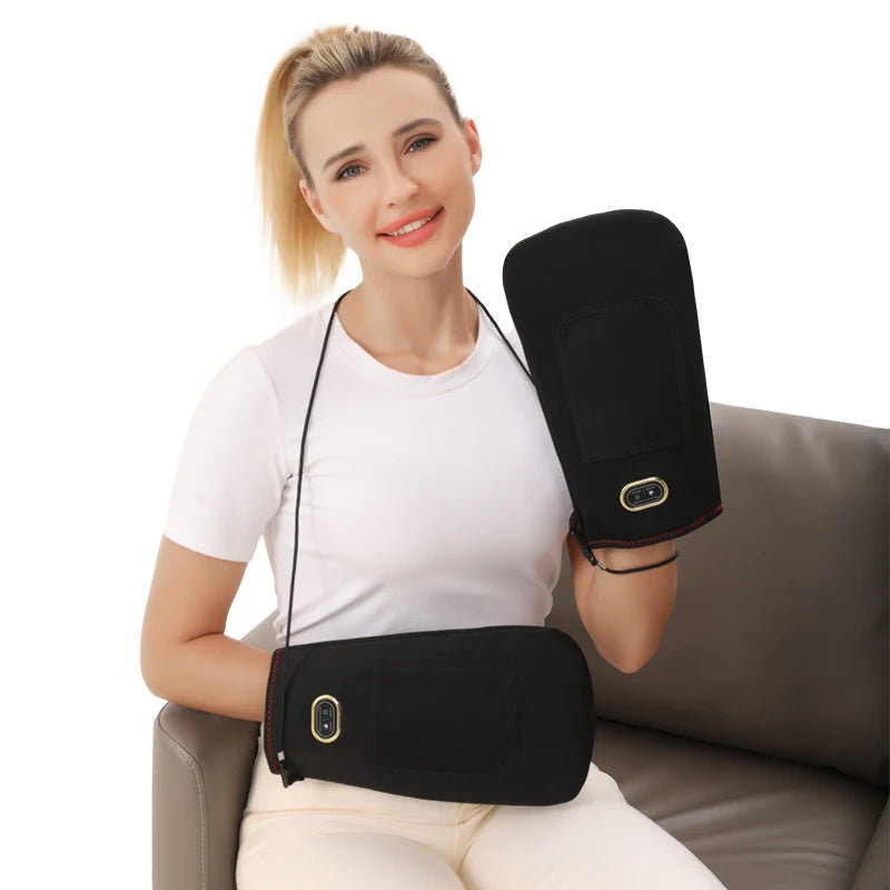 Electric Heated Massage Gloves – 3-Level Heat & Vibration for Hand & Finger Pain Relief