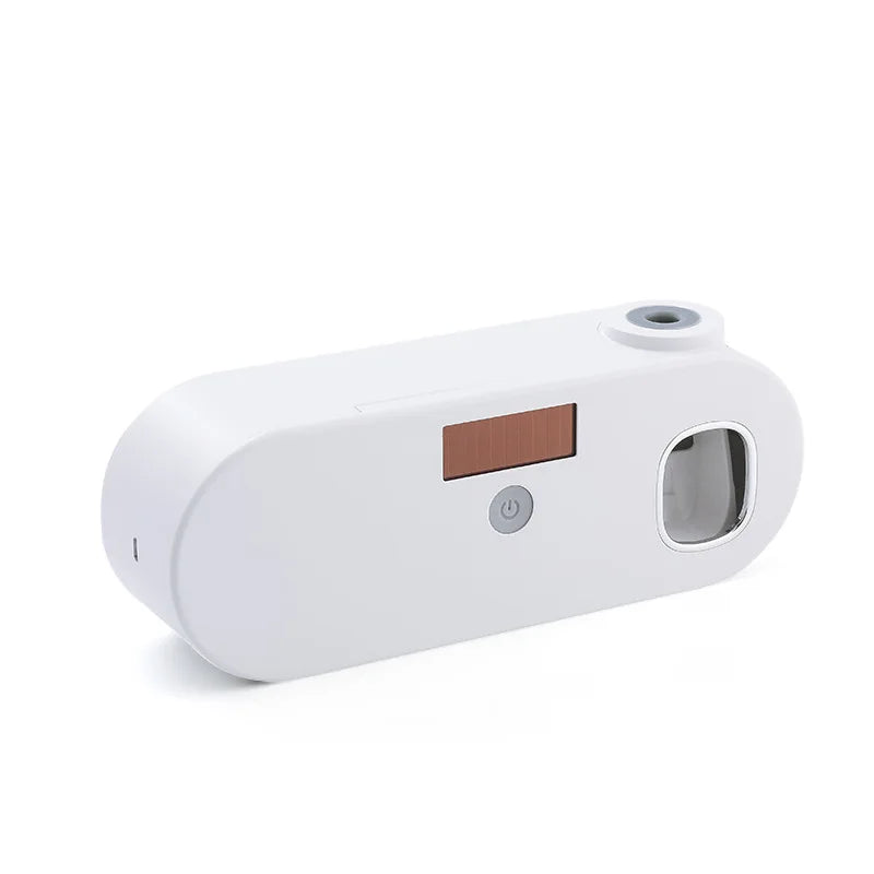 Y-UV Toothbrush Sanitizer Holder with Toothpaste Dispenser – Rechargeable Wall-Mounted UV-C Sterilizer for 5 Toothbrushes