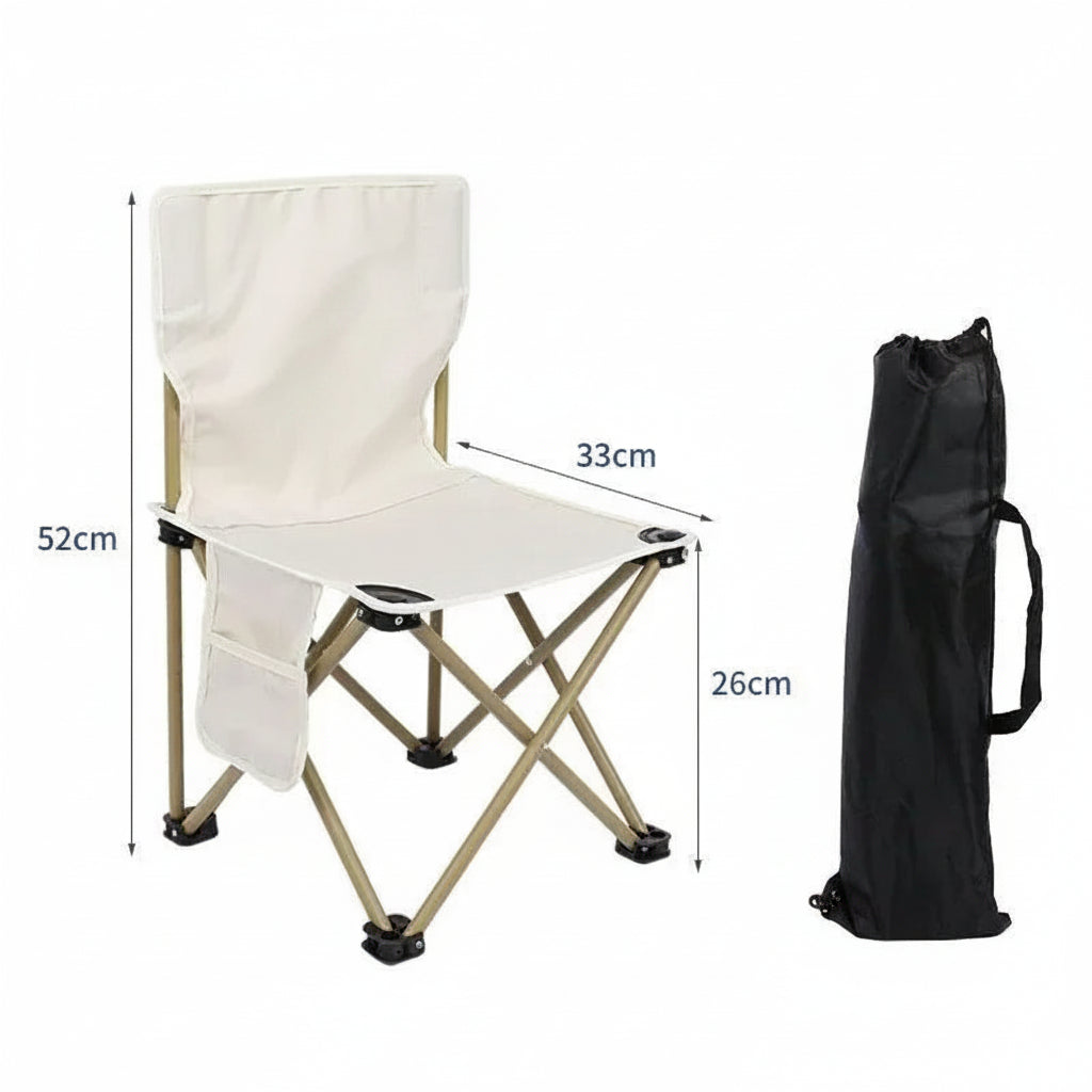 Portable Folding Camping Chair with Storage Bag