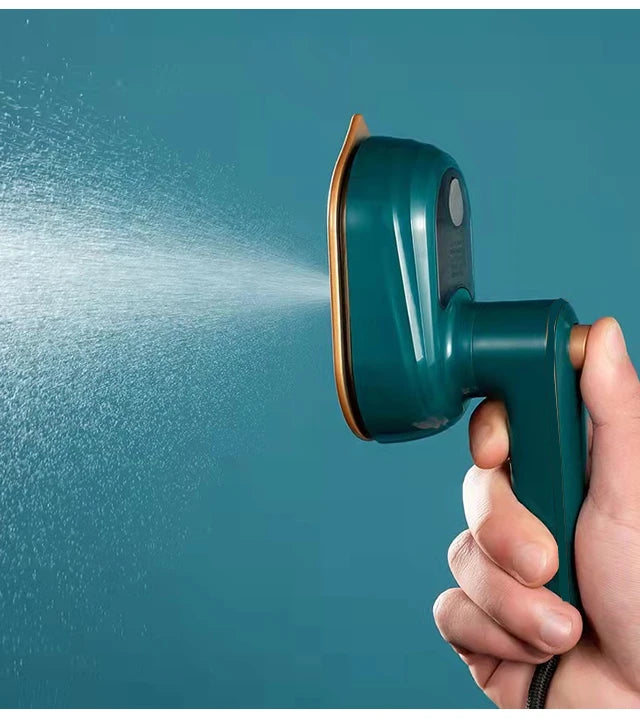 W-Mini Rotating Handheld Garment Steamer – Wet &amp; Dry Steam Iron for Home &amp; Travel