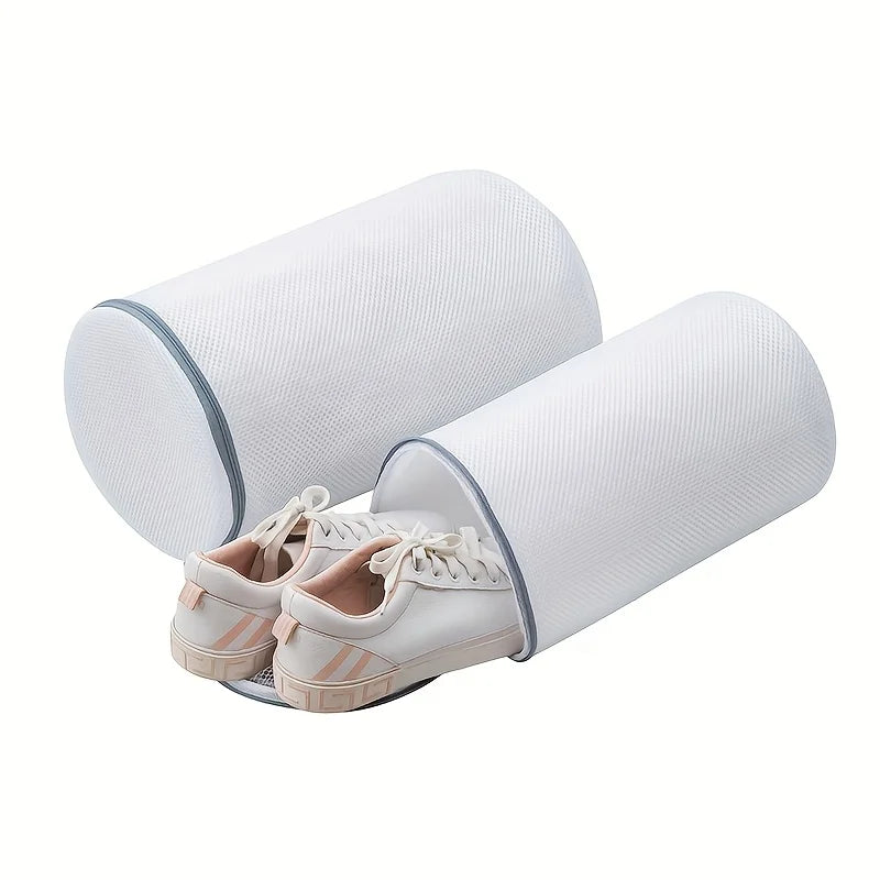 Mesh Laundry Bag – Reusable Zipper Wash Bag for Sneakers, Shoes, Socks & Delicates
