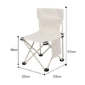 Portable Folding Camping Chair – Lightweight 300kg Load-Bearing Outdoor Chair for Hiking, Fishing & Garden