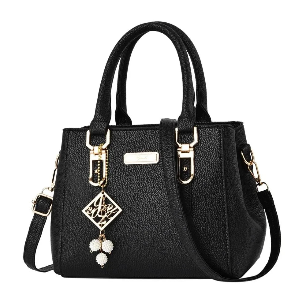 Women's PU Leather Casual Tote Shoulder Bag – Adjustable Crossbody Messenger Bag in 7 Colours