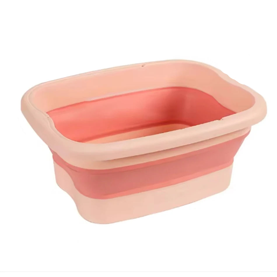 Foldable Foot Bath Tub – Portable Collapsible Foot Soak Basin with Ergonomic Design for Home & Travel