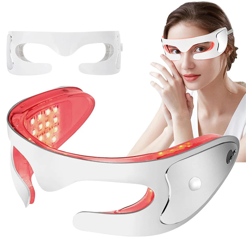 3D LED Eye Massager – Vibration & Light Therapy for Eye Fatigue, Dark Circles & Anti-Ageing