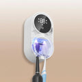 Y-UV Automatic Toothbrush Holder Cleaner & Dryer – Rechargeable Wall-Mounted Air-Drying Toothbrush Storage with Rotating Cover