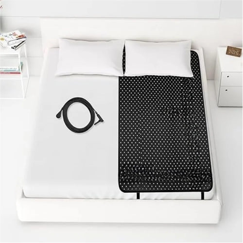 Earthing Grounding Mat – Conductive Bed Mat for Anxiety Relief, Better Sleep & Wellness