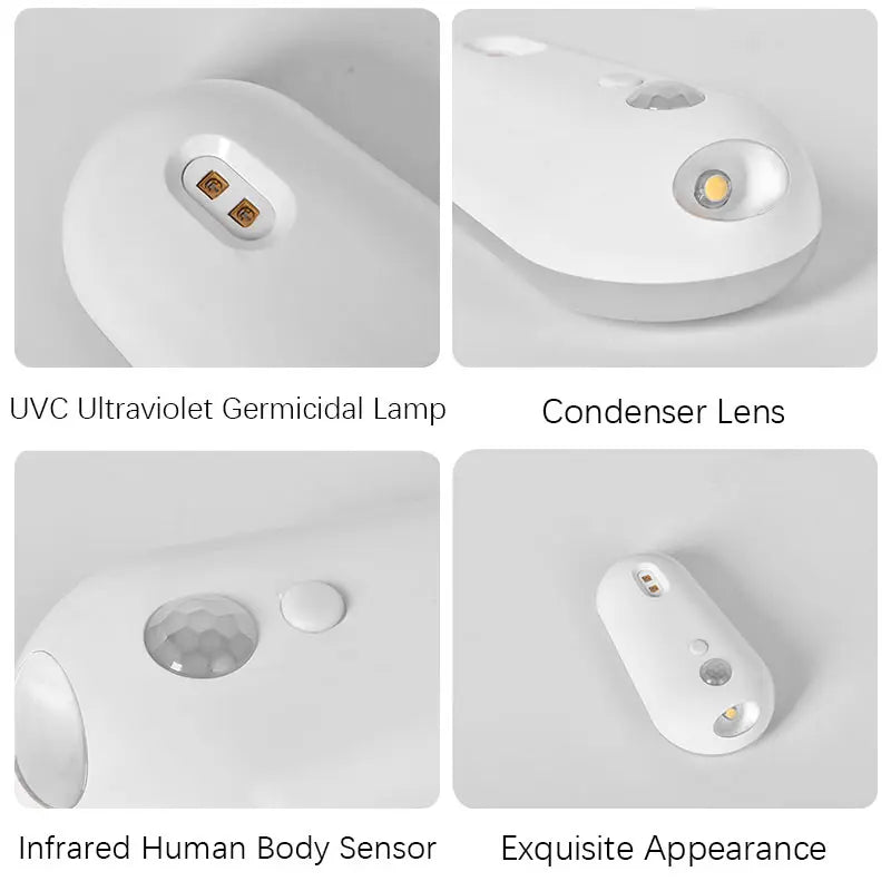 Z-2-in-1 Toilet Sensor Night Light with UV Sterilization – Motion-Activated Bathroom Light with 3 Brightness Levels