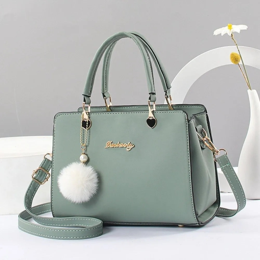 Women's PU Leather Baguette Shoulder Bag – Large Capacity Crossbody Handbag in 7 Colours