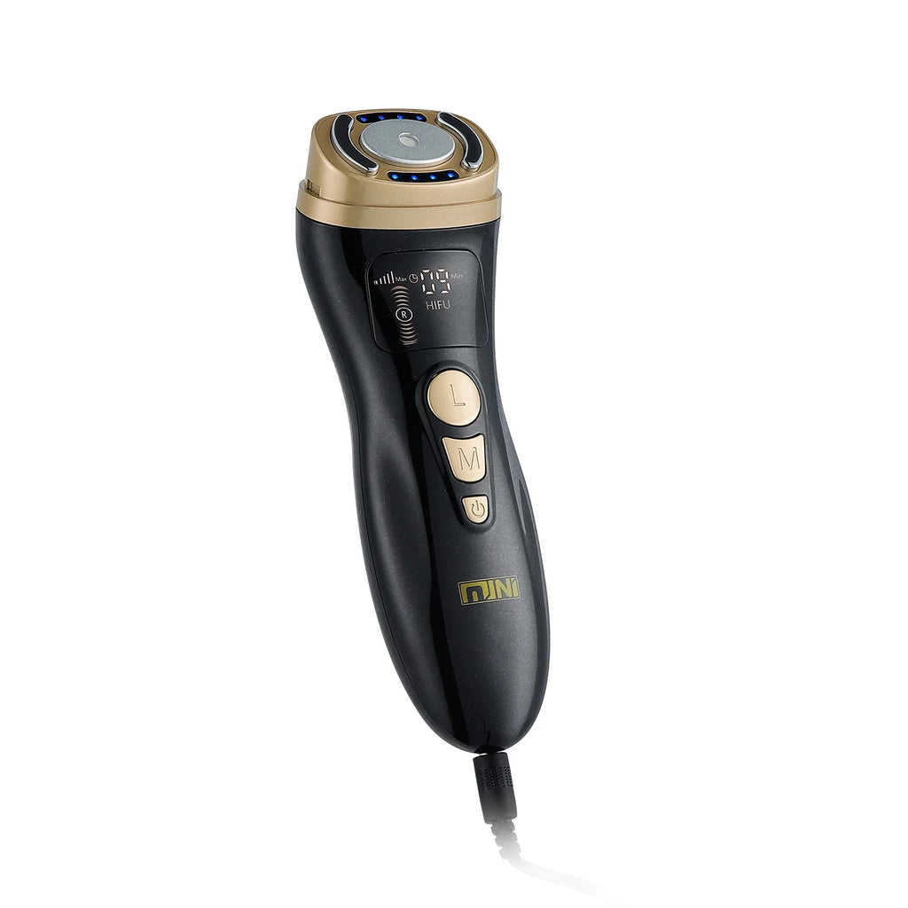 Mini HIFU Facial Lifting Device – Ultrasonic RF EMS Skin Tightening Massager for Face, Chin, Neck & Eyes (Home Use)