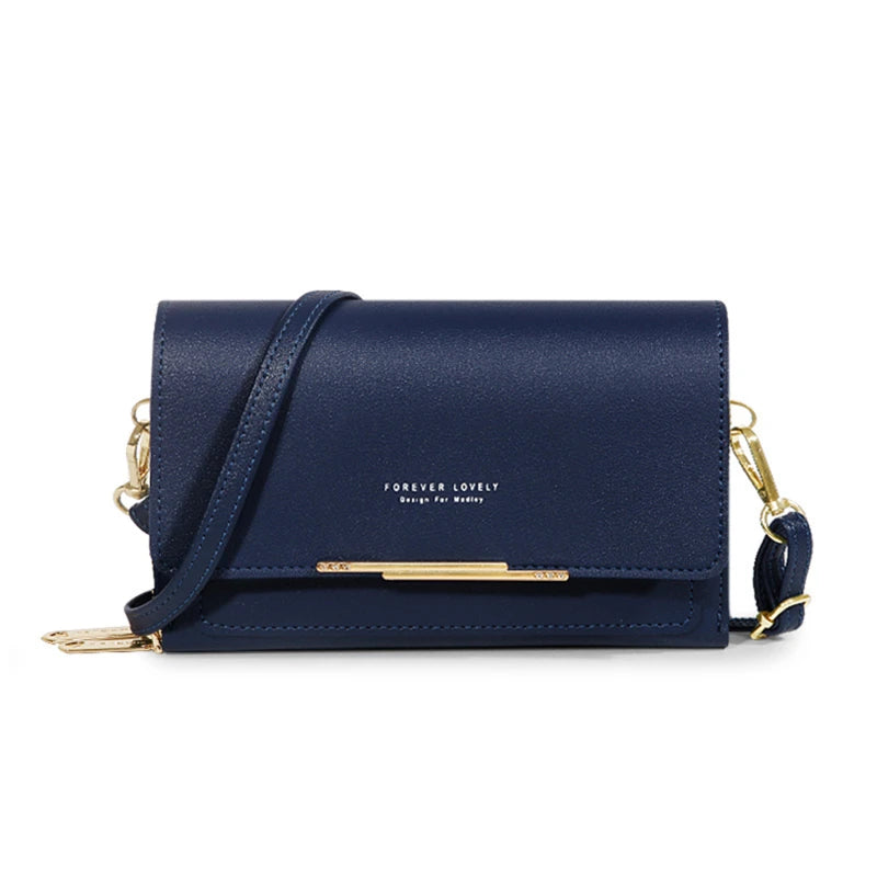 Women's Korean-Style Multi-Card Wallet Bag – Large Capacity Phone & Shoulder Bag in 16 Colours