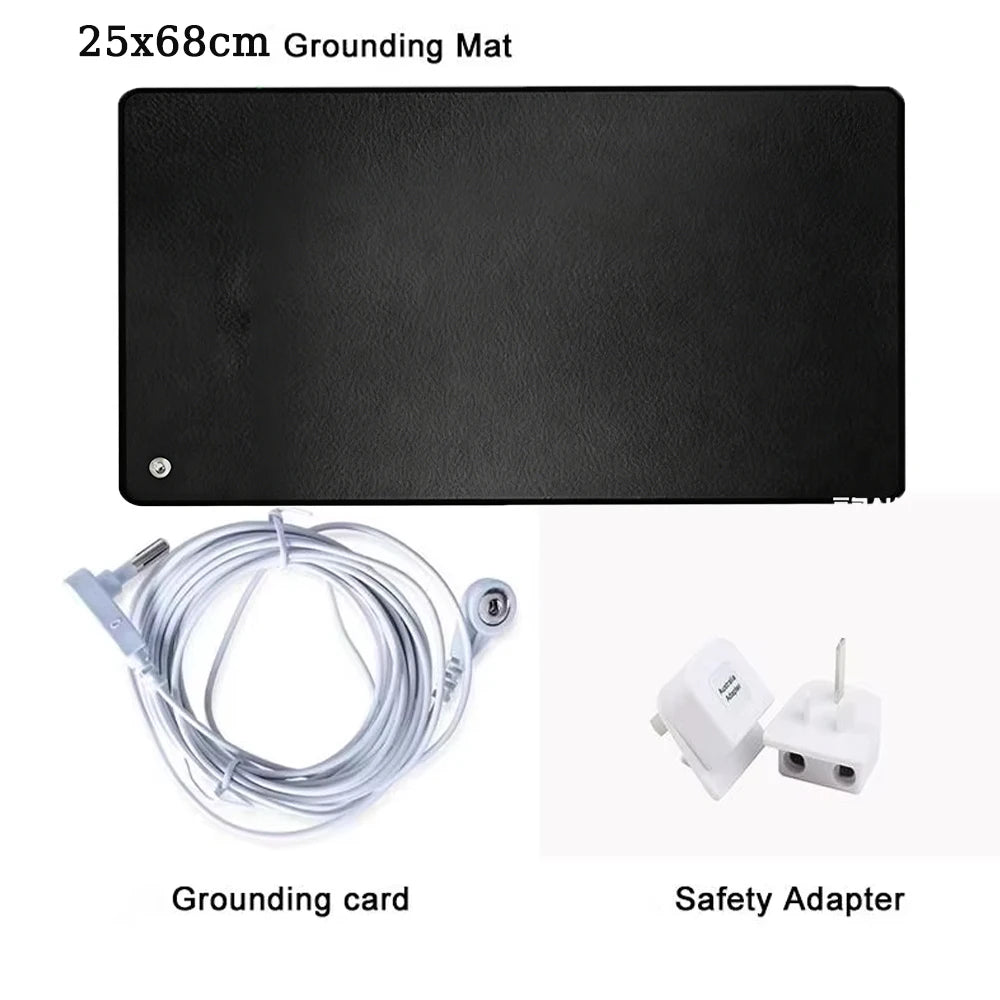Earthing Grounding Mat – Desk, Yoga & Foot Pad for Sleep, Pain Relief & Stress Reduction