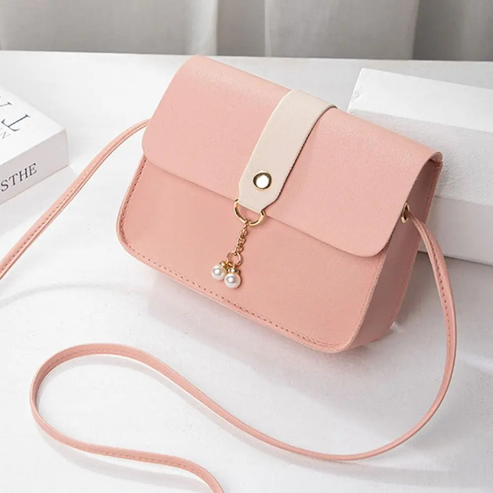 Women's Fashion Mini Square Crossbody Bag – Casual PU Leather Mini Purse in 5 Colours