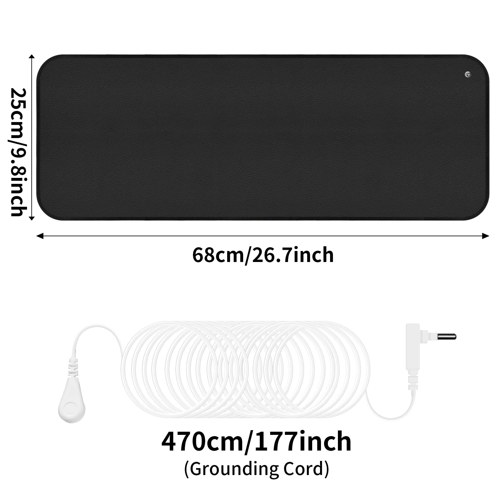 Earthing Grounding Mat – Indoor Conductive Pad for Pain Relief, Better Sleep & Wellness