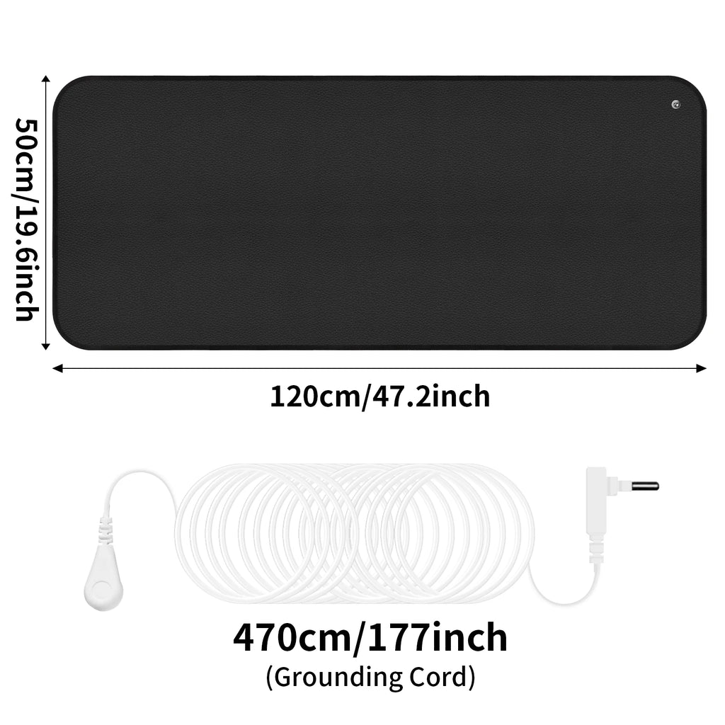Earthing Grounding Mat – Indoor Conductive Pad for Pain Relief, Better Sleep & Wellness