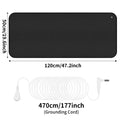 Earthing Grounding Mat – Indoor Conductive Pad for Pain Relief, Better Sleep & Wellness