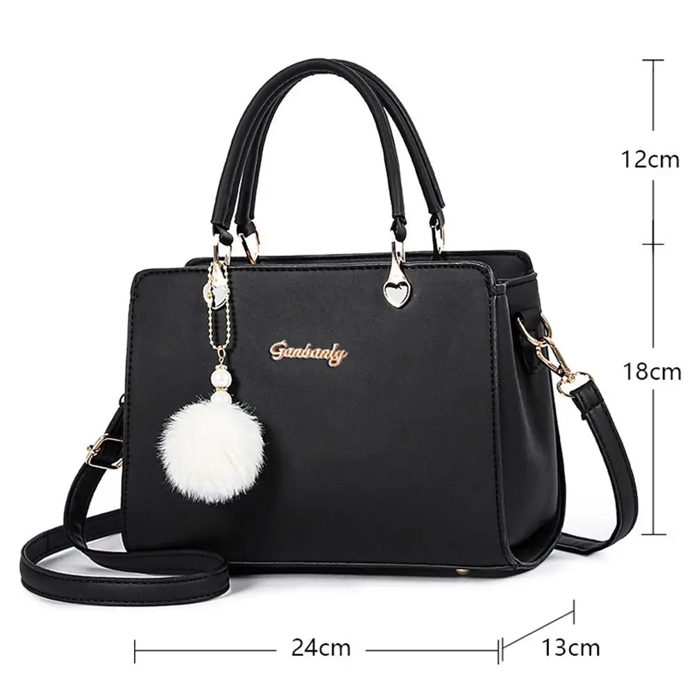 Women's PU Leather Baguette Shoulder Bag – Large Capacity Crossbody Handbag in 7 Colours