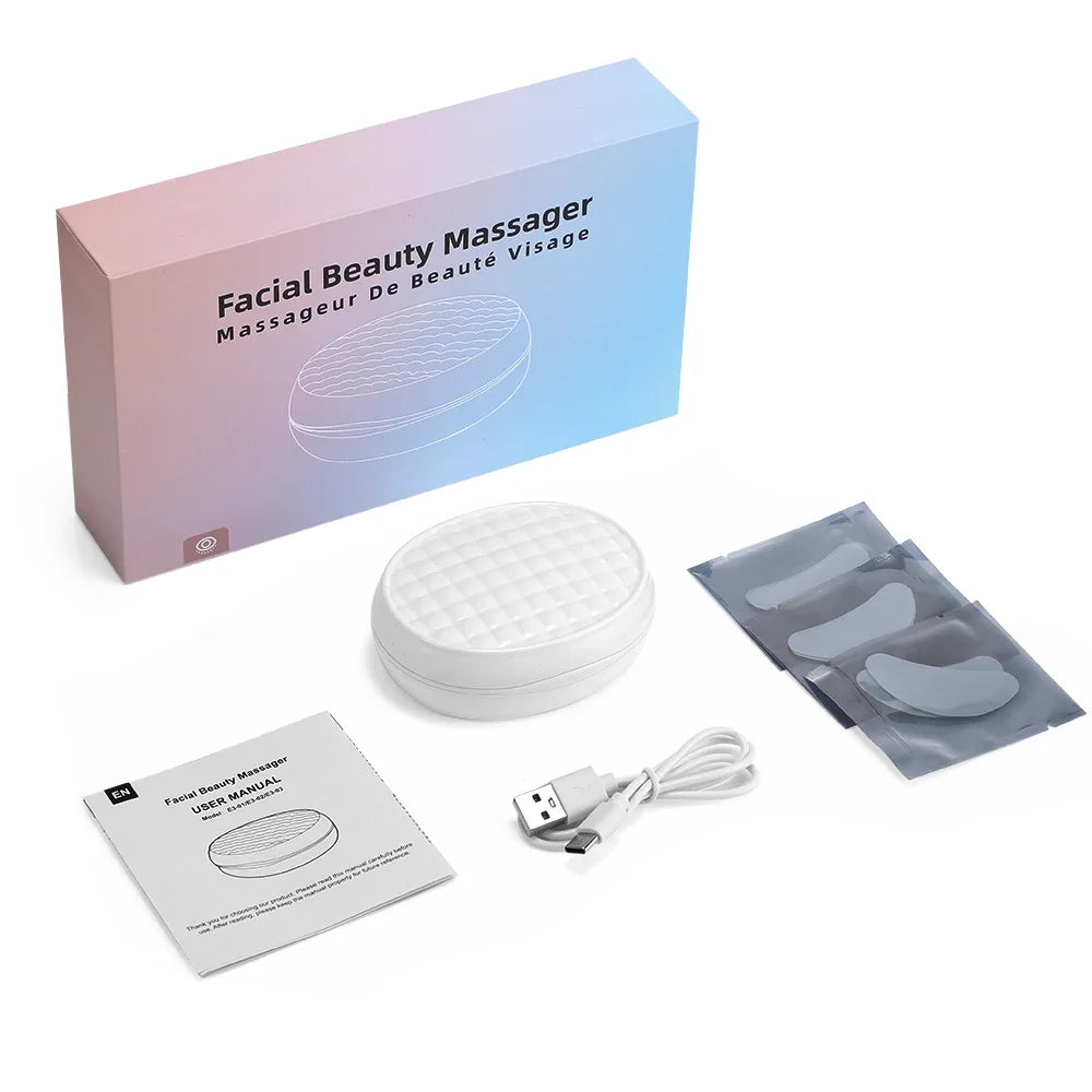 Red Light & EMS Eye Massager 660nm – Anti-Ageing Eye Care Device for Dark Circles, Bags & Fine Lines
