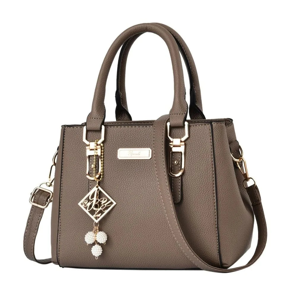 Women's PU Leather Casual Tote Shoulder Bag – Adjustable Crossbody Messenger Bag in 7 Colours