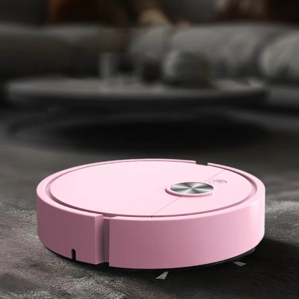 3-in-1 Robot Vacuum Cleaner & Mop – Compact Rechargeable Sweeping Machine for Pet Hair & Stubborn Dirt